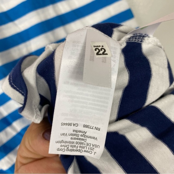 J Crew Factory Short-sleeve mixed-stripe T-shirt dress - Picture 6 of 6